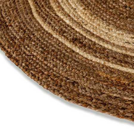 Flash Furniture 4 Foot Natural Round Indoor Jute Rug - Area Rugs RC-JR-2045-12-48-GG
